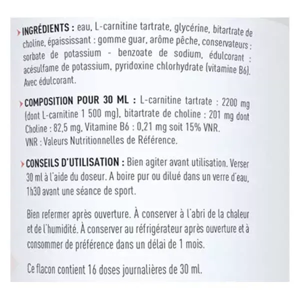Eafit Bebida L-Carnitina Sport & Energie 500ml