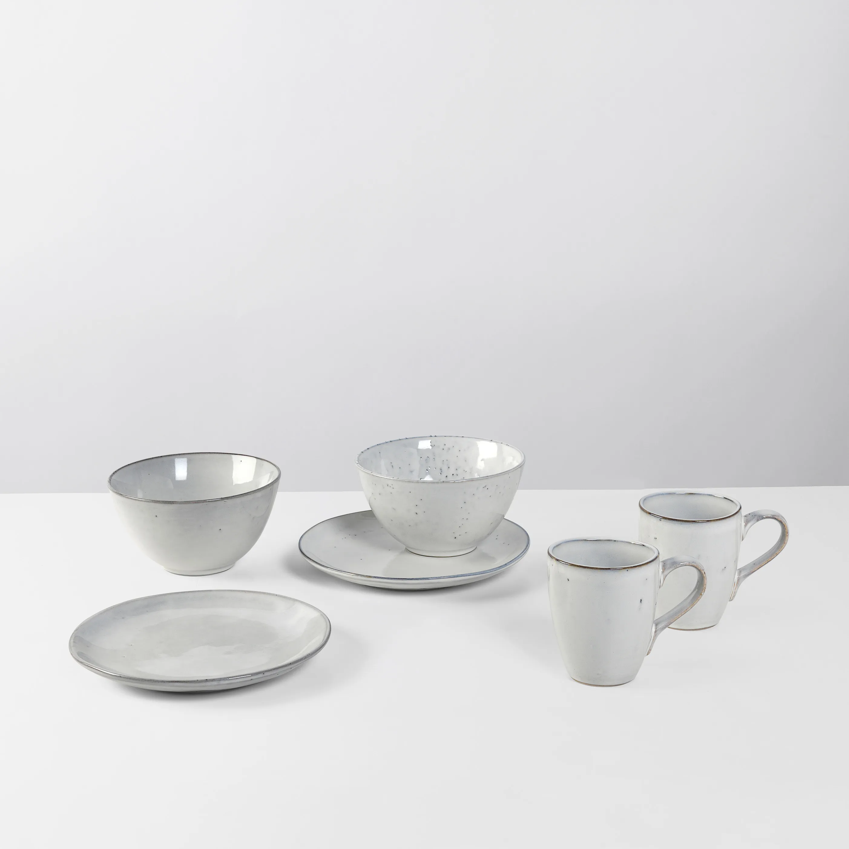 Broste Copenhagen Nordic Sand Morgenmadssæt - 6 dele