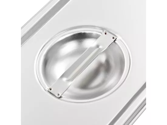 Prolenta Premium - Couvercles de plateau 4 pcs GN 1/4 Acier inoxydable