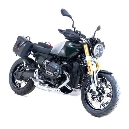 Sacoches cavalières SW-MOTECH SysBag WP S/S (12-16 litres/12-16 litres) complet avec support - Noir