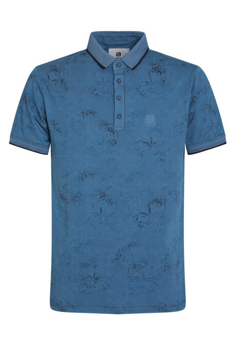 Gabbiano blauwe heren polo