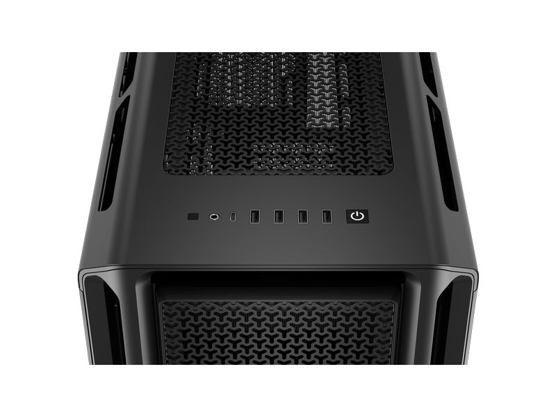 Corsair PC-Gehäuse 5000T TG Schwarz Mid-Tower-Gehäuse mit Sichtfenster