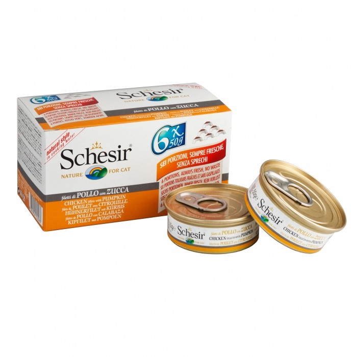 Schesir Pâtées en bouillon Adult - 6 x 50 g