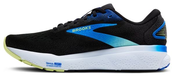 Chaussures Running Brooks Ghost 16 Noir/Bleu/Jaune Homme