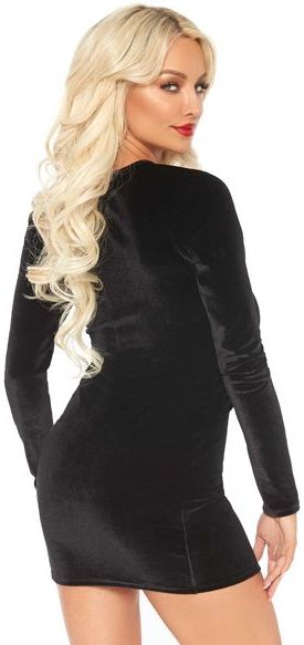 Velvet Long Sleeved Dress
