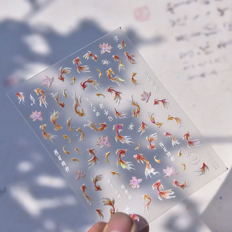 swarliss - Koi Nail Art Stickers