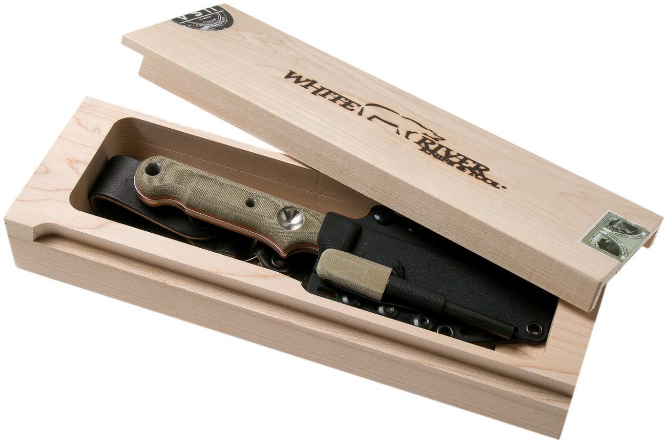 White River Knives FC4 Firecraft survivalmes, Kydex schede met firesteel