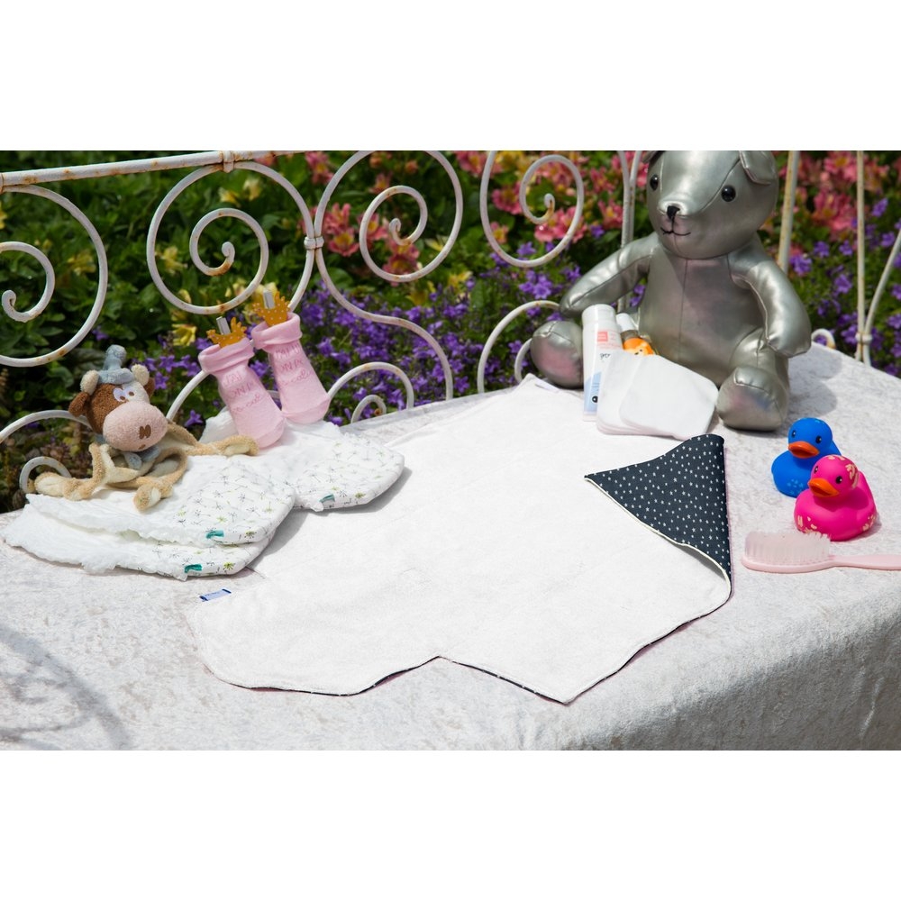 Tapis À Langer Etoile Argent Jean