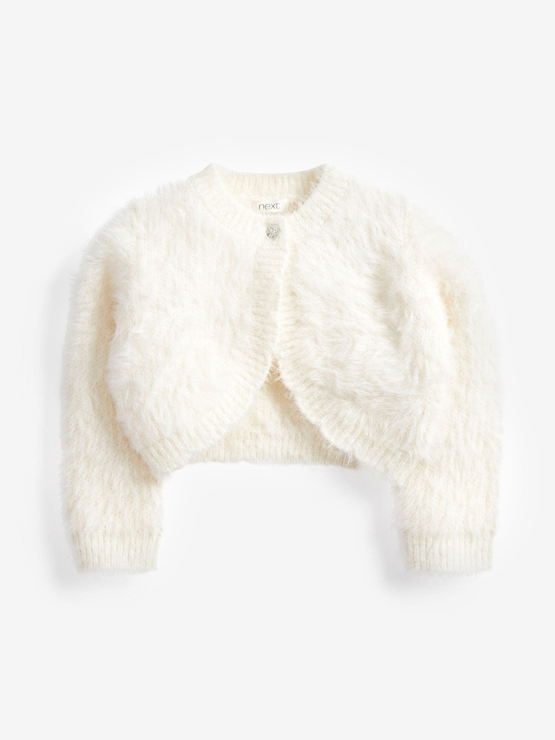 Ecru wit - Donzig vest met bolero (12 mnd- 16 jr)