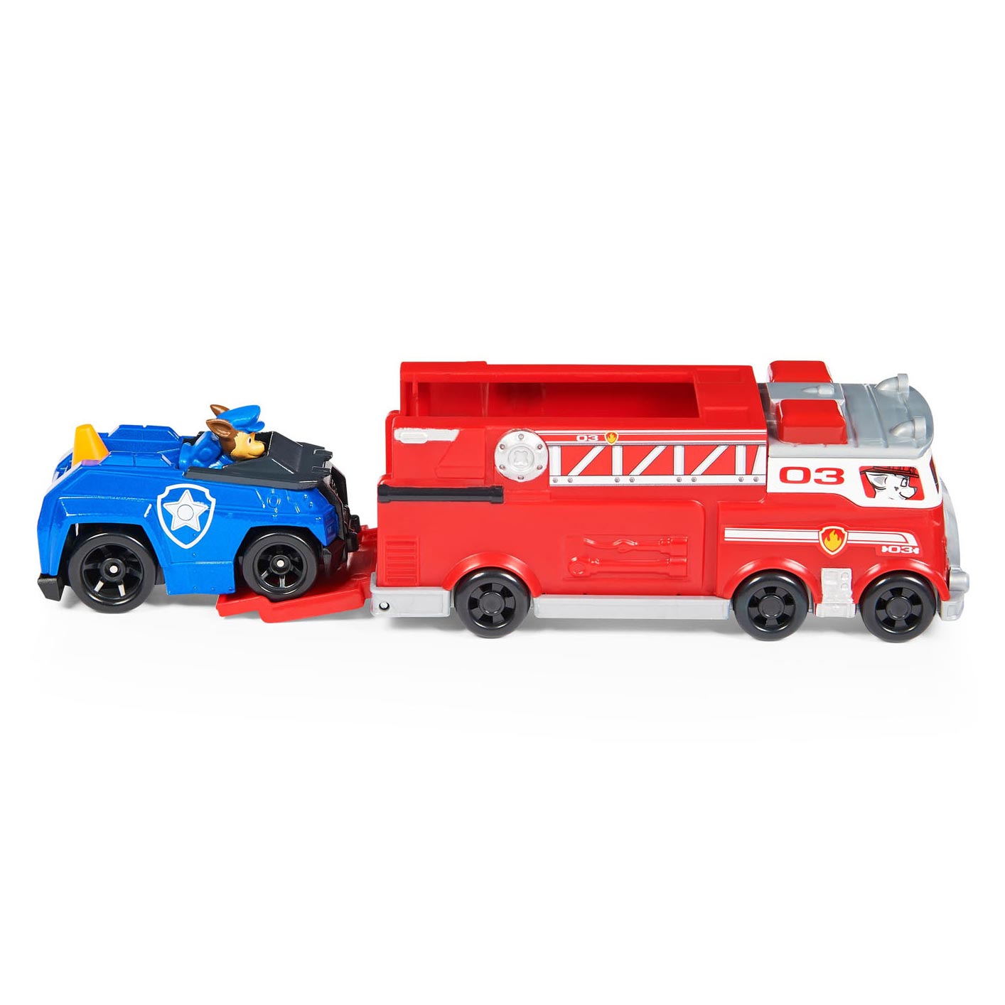 PAW Patrol - True Metal Brandweerwagen Team Voertuig