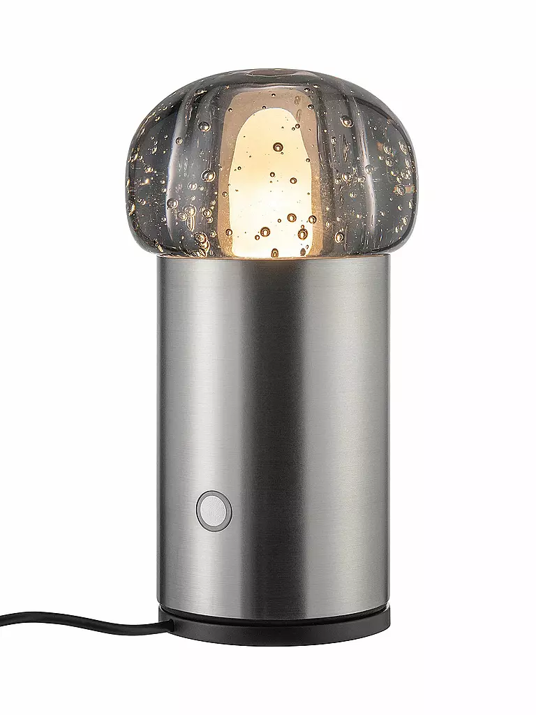 BLOMUS Mobile LED Lampe IRIS 18cm Metallic Finish silber