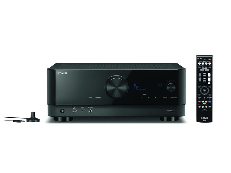 Yamaha AV-Receiver RX-V4A Schwarz 5.2 AV-Receiver mit 80 W (6 ohms, 0.06% THD)