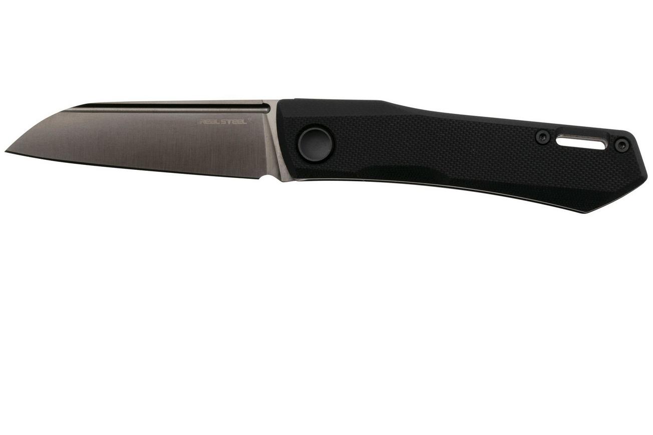 Real Steel Solis Lux 7061Z1, Black DLC K110, Black G10 zakmes, Poltergeist design