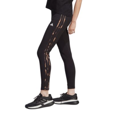 Adidas SportswearVibrant Print 3-Streifen Cotton Leggings - schwarz