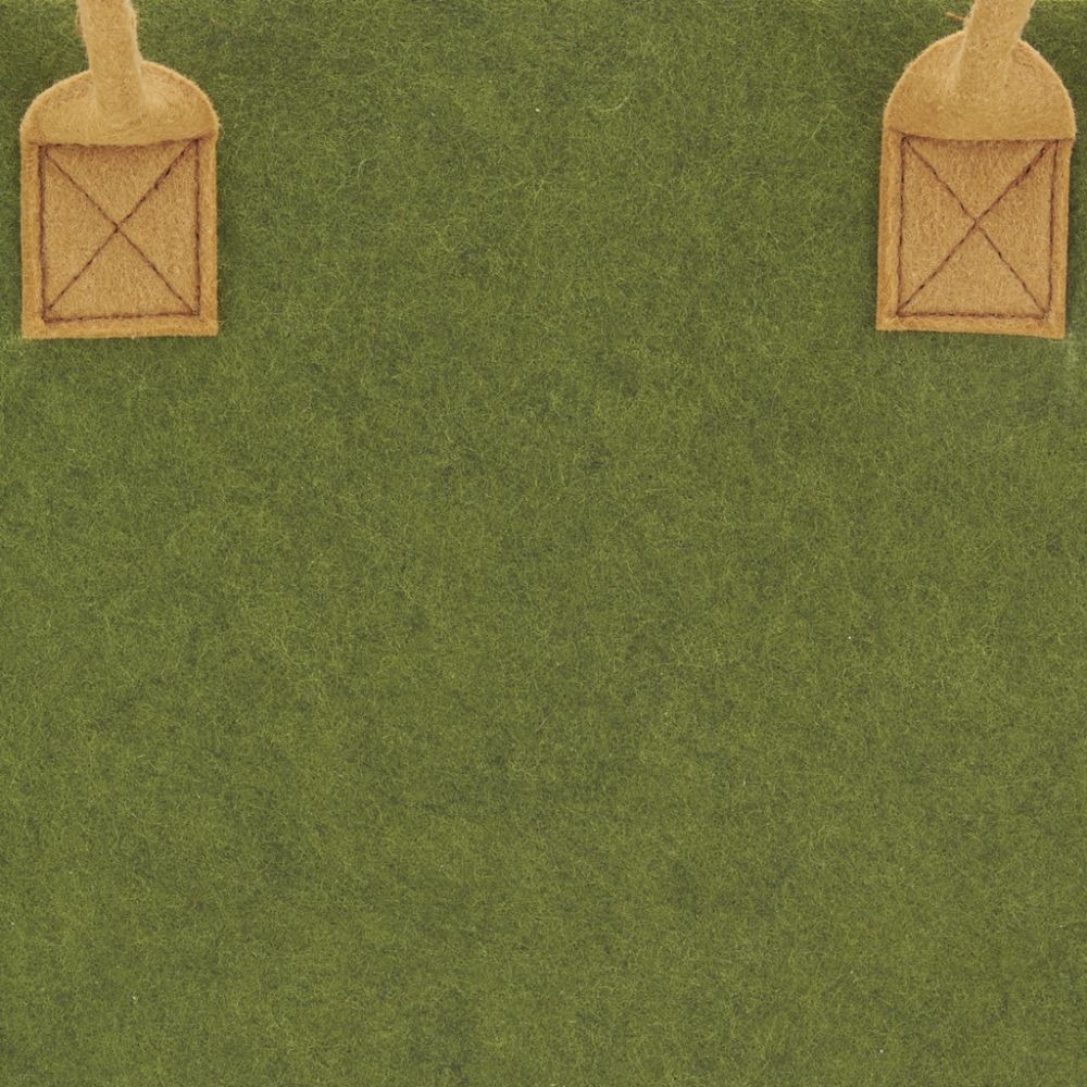 Sac à bûches en feutrine 50 x 25 cm