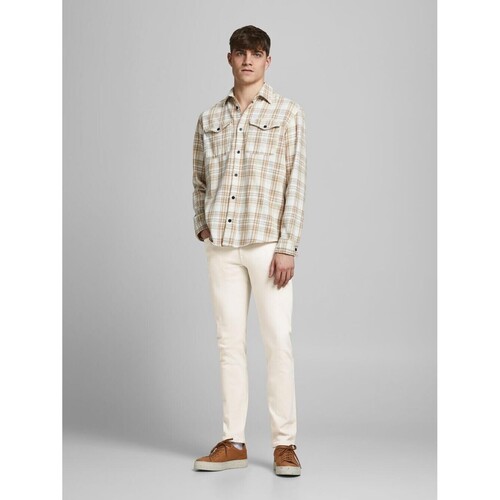 Jack & Jones - PANTALON VAQUERO JACK & JONES FELIX 12191787 Beige