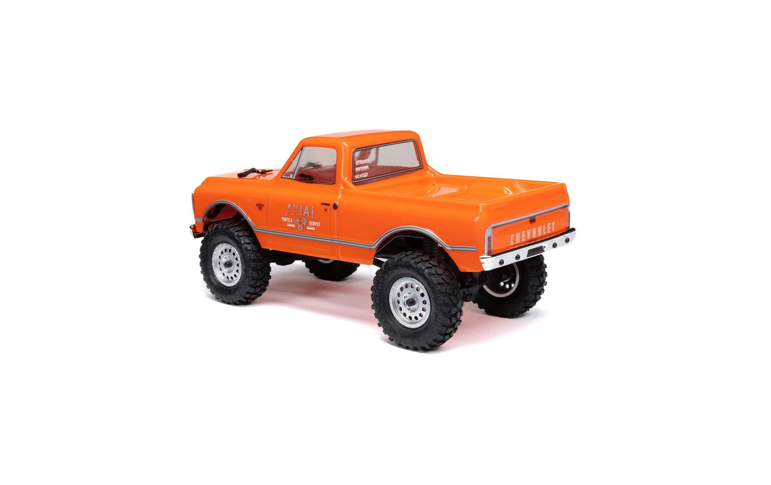 Scale Crawler SCX24 1967 Chevrolet C10 V2 Orange, RTR, 1:24<br>Kleiner 4wd Rock Crawler mit Chevy C10 Pick-up Karosserie