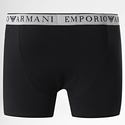 Lot De 2 Boxers 111769 Noir Bleu Clair