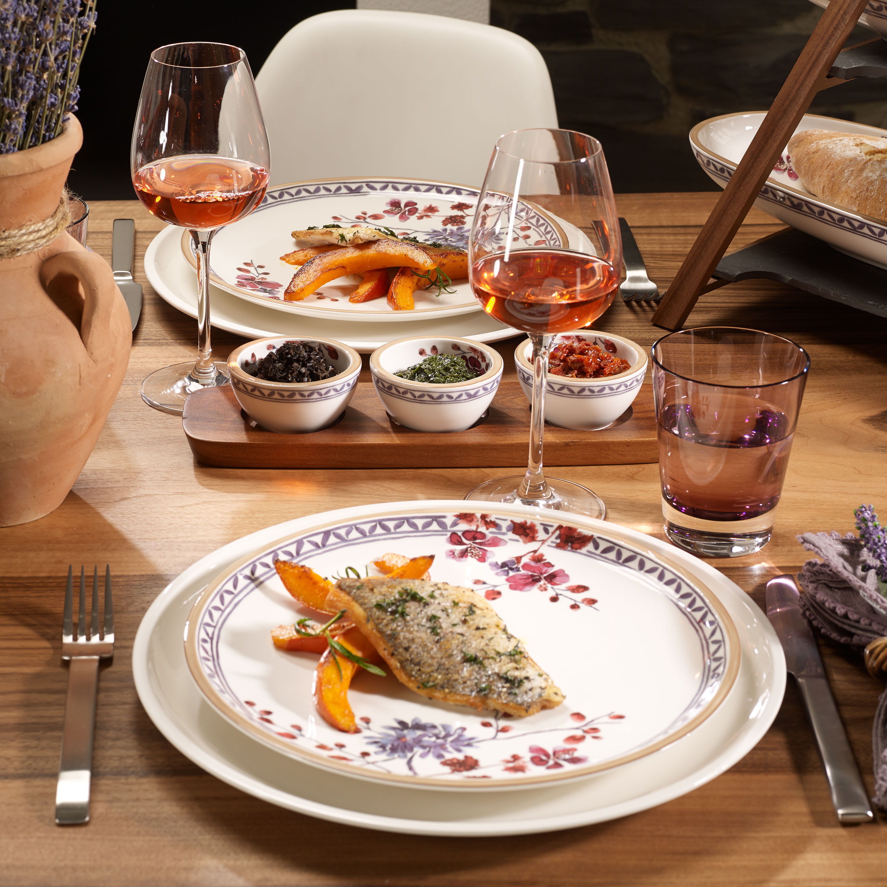Artesano Dinner plate Multi-colored, 10.6'', Premium Porcelain