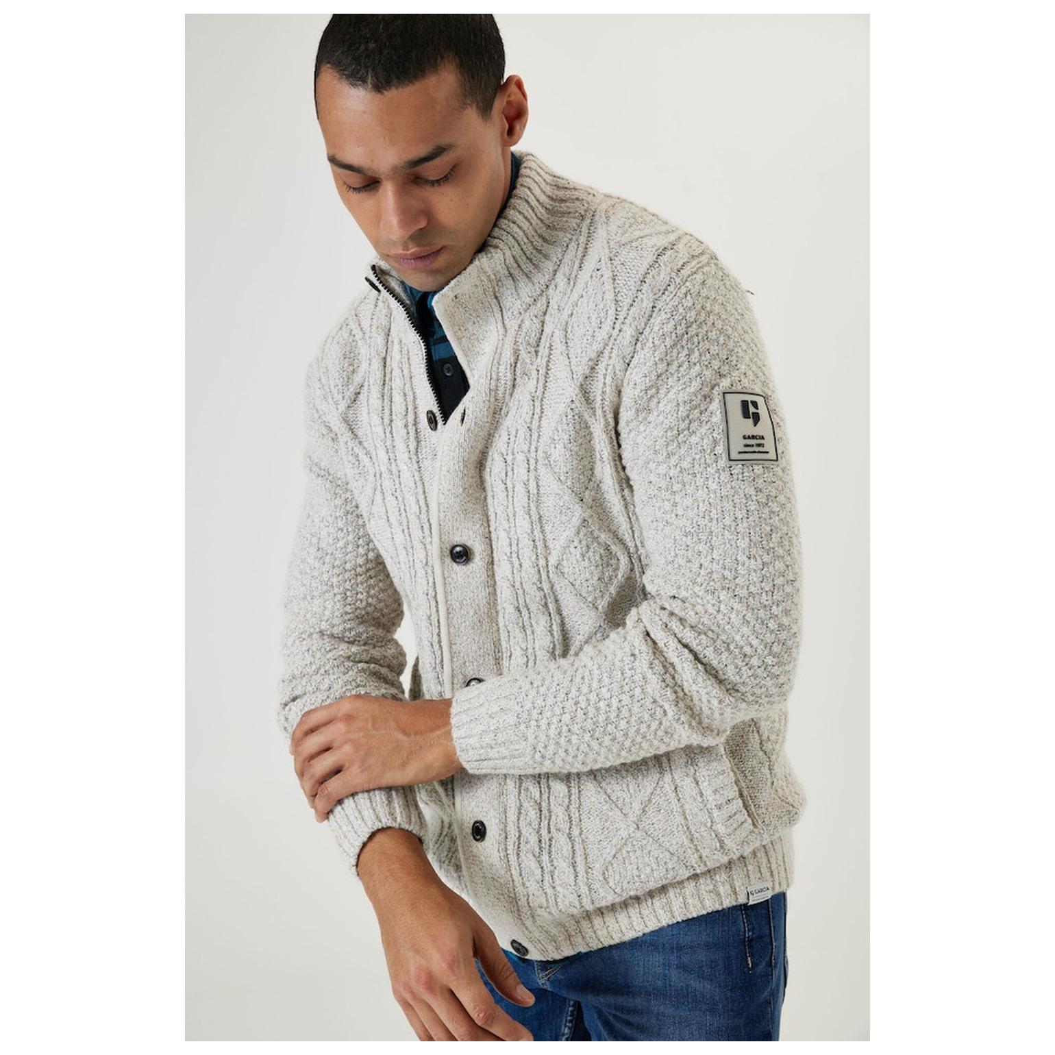Garcia K31251_men`s cardigan