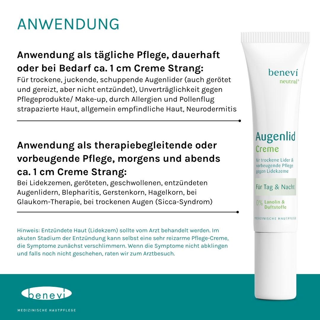 benevi neutral® Augenlid-Creme