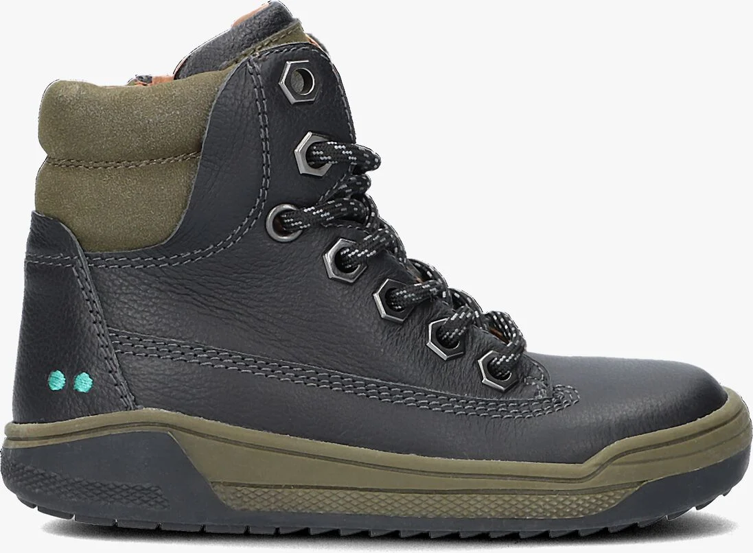 BUNNIESJR zwarte bunniesjr veterboots remco rock