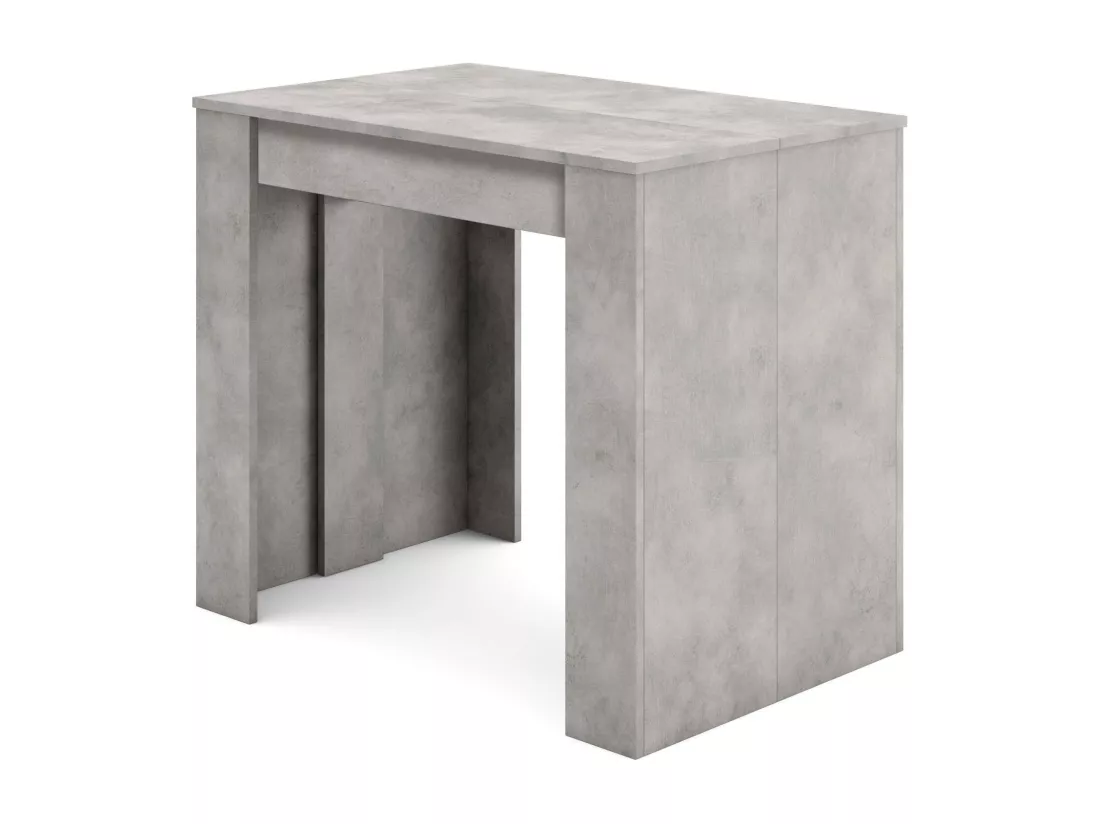 Table console extensible, 220, Pour 10 personnes, Table à Manger, Ciment