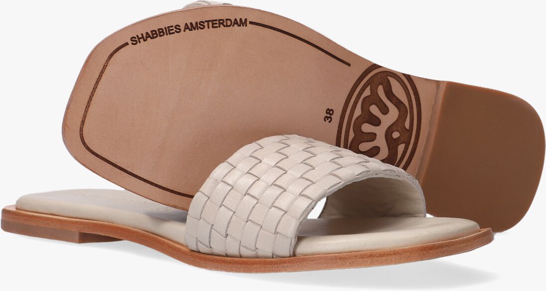 SHABBIES witte shabbies slippers 170020171