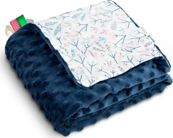 Sensillo Minky Blanket 75x100 garnet viburnum Sensillo