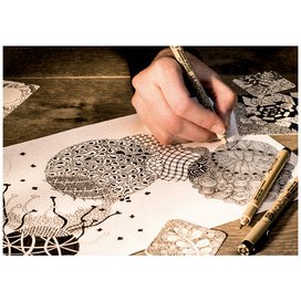 Feutre PIGMA MICRON, étui de 3, noir
