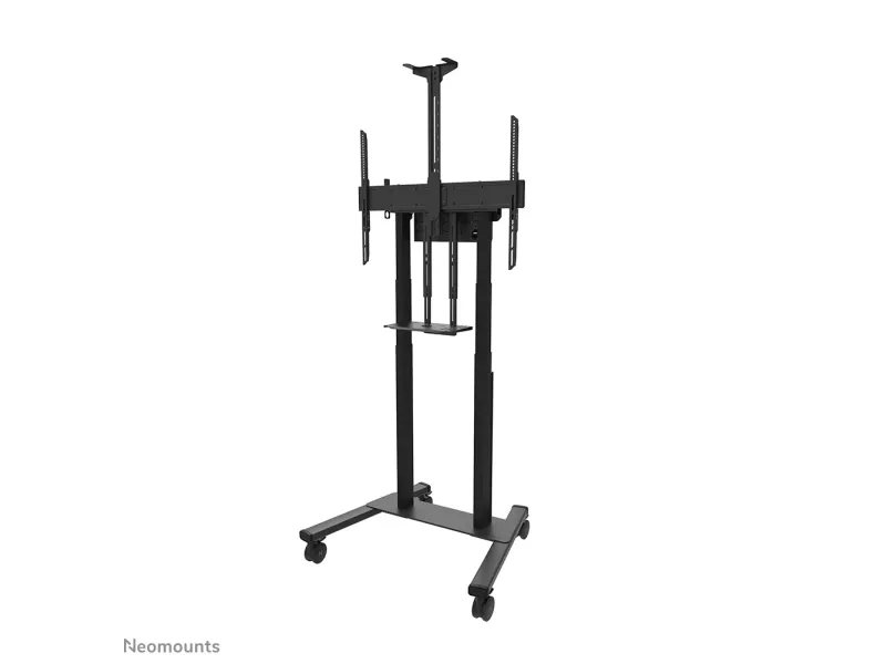 Neomounts FL55-875BL1 - Vogn med hjul - motoriseret - for LCD display - låsbar - stål - sort - skærmstørrelse: 55
