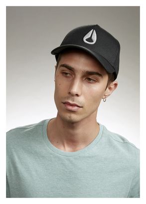Casquette Unisexe Nixon Deep Down Athletic Noir/Blanc