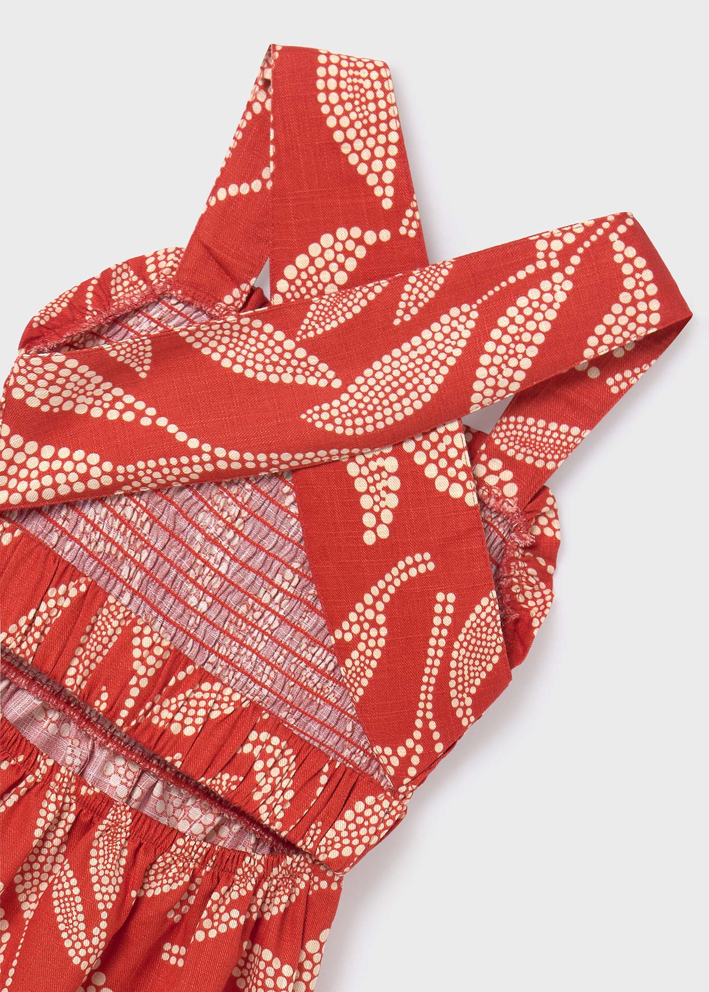 Vestido midi estampado para meninas