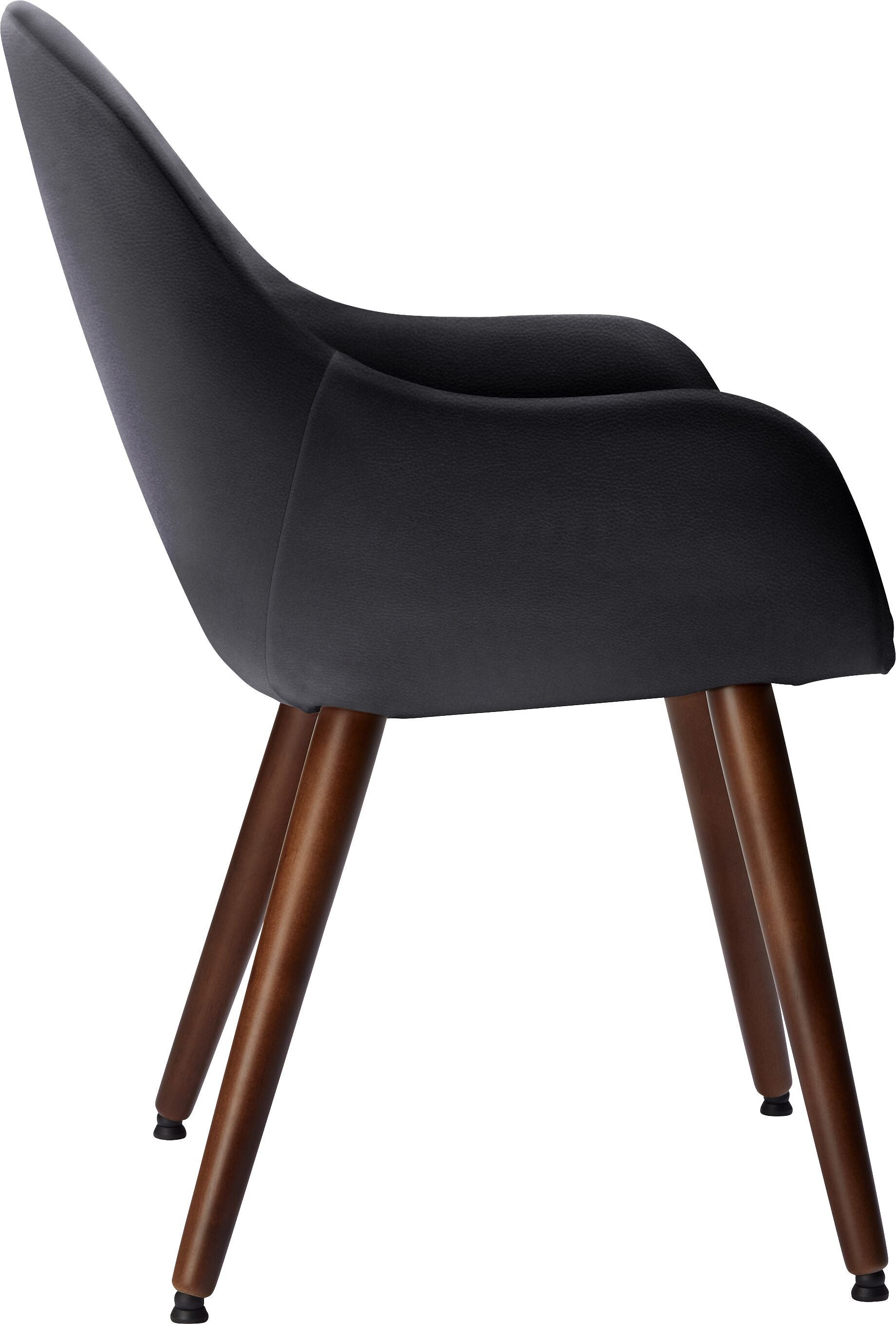 LAYLA Stuhl - Schwarz / B: 56.0 cm x T: 60.0 cm x H: 84.0 cm