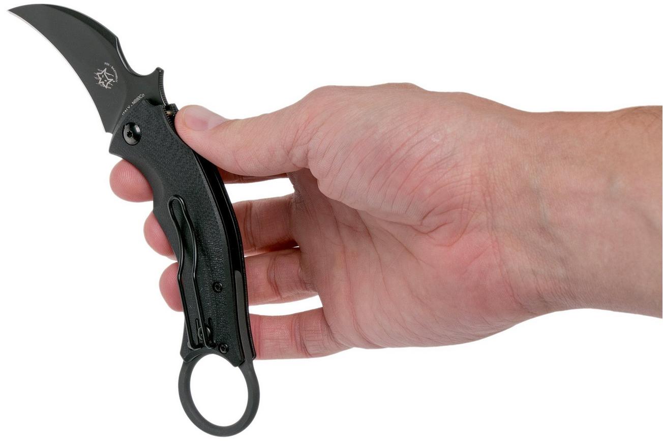 Fox Black Bird Bastinelli FX-591 Black karambit
