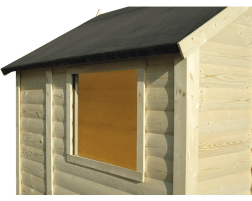 Blokhut tuinhuis Konsta met vloer, 201 x 253 cm, natuurlijke afwerking
