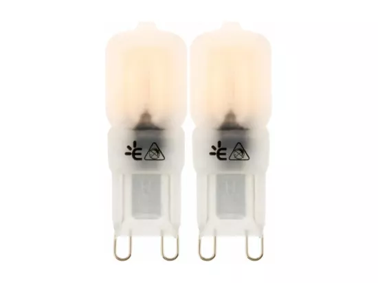 Lot de 2 pépite LED Pépite 2,5W G9 200lm 3000K - Elexity