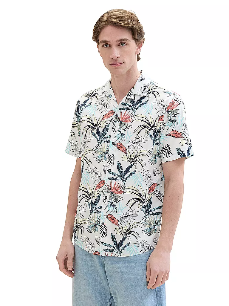 TOM TAILOR Hemd Regular Fit  weiss