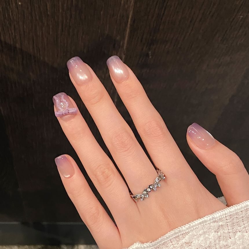eovda - Cat Eye Gradient Almond Press On Nail / Oval Press On Nail / Squoval Press On Nail