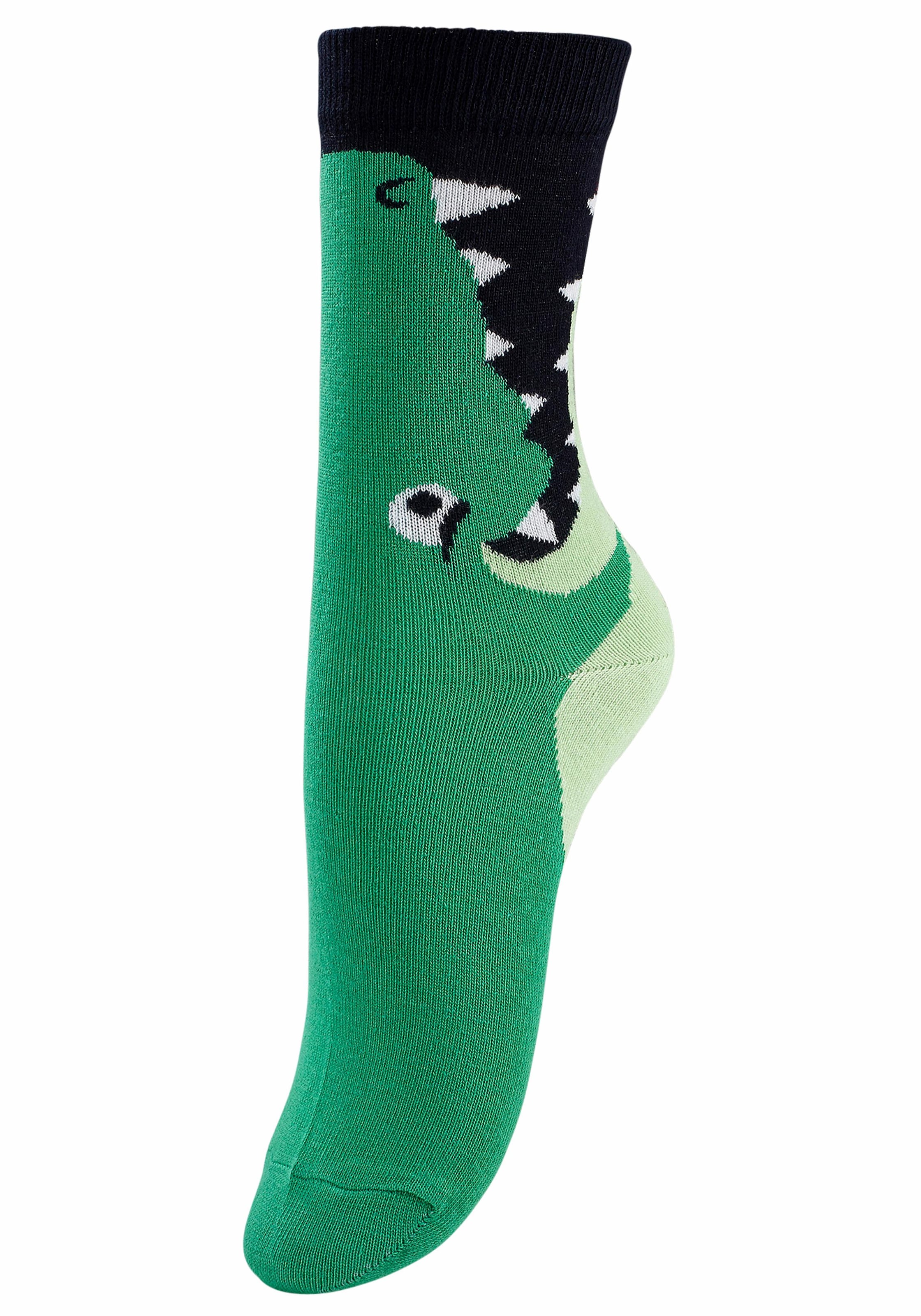 Socken Packung, 5 Paar tlg. mit Tiermotiven