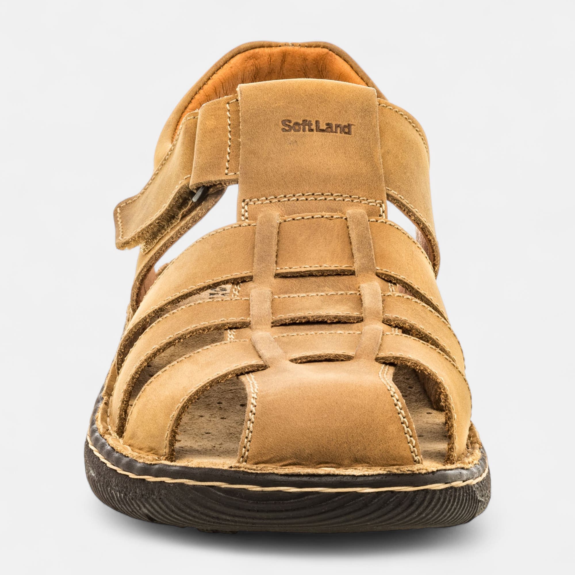Sandales Homme en cuir beige