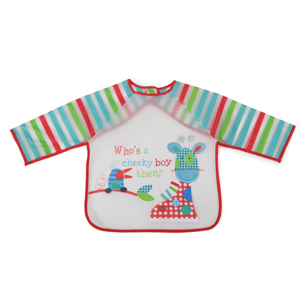 Cangaroo Babylatz Messy 1008 Ärmel langarm wasserdicht, Klettverschluss, EVA rot