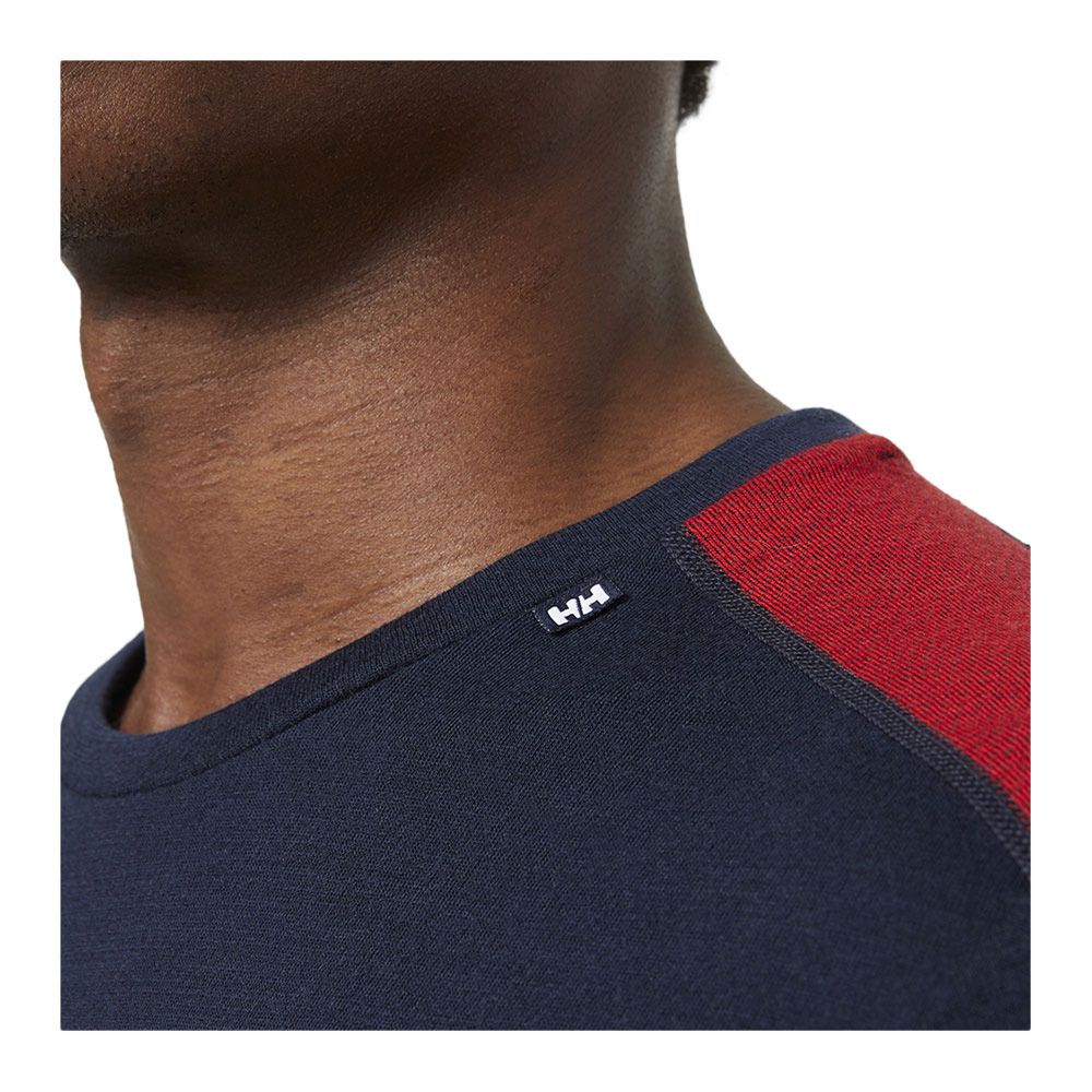Helly Hansen LIFA MERINO MIDWEIGHT CREW - Sous-couche Homme navy