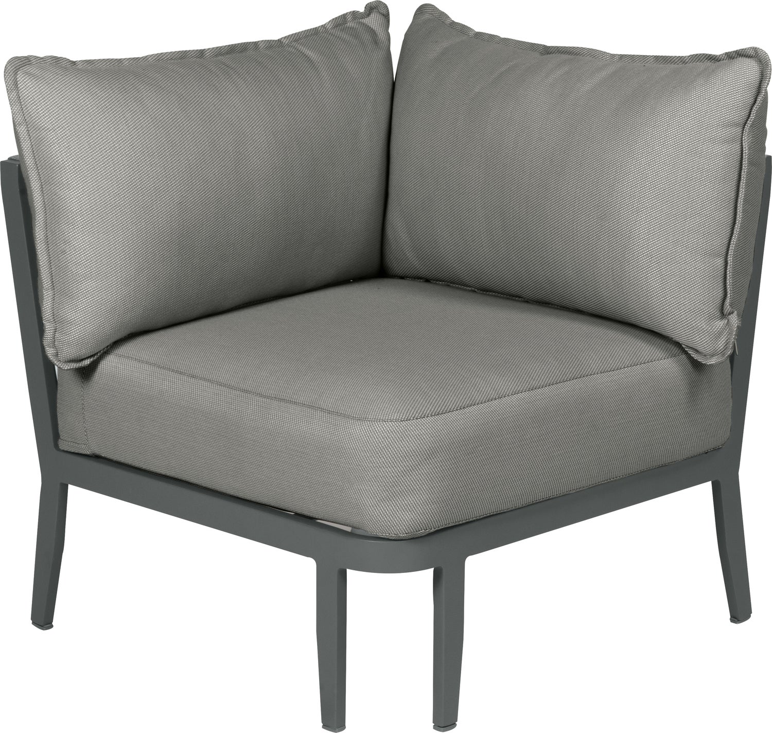 Tierra Outdoor hoekstuk Pep aluminium antraciet