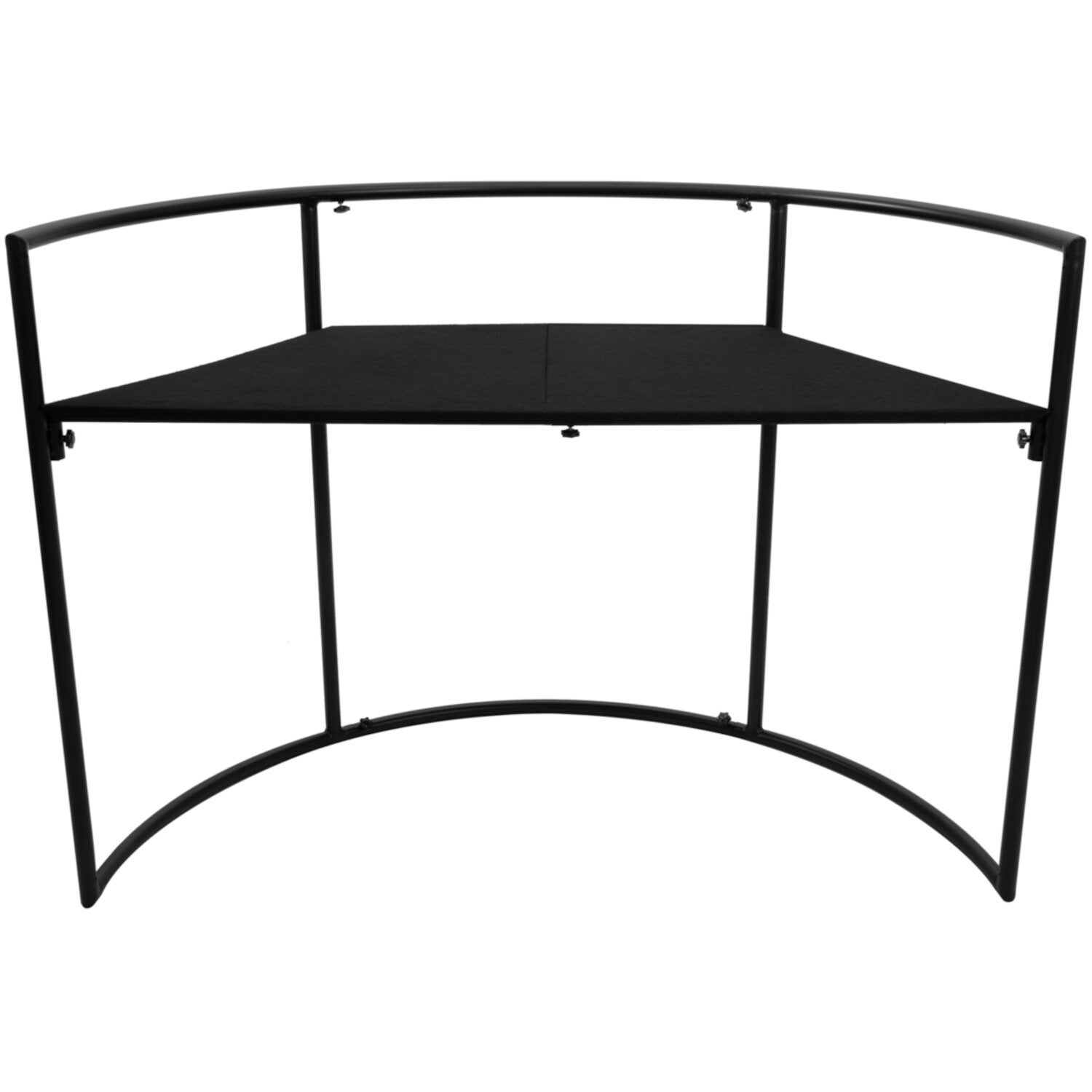 Omnitronic Curved Mobile Event Stand DJ-booth incl. tas en cover
