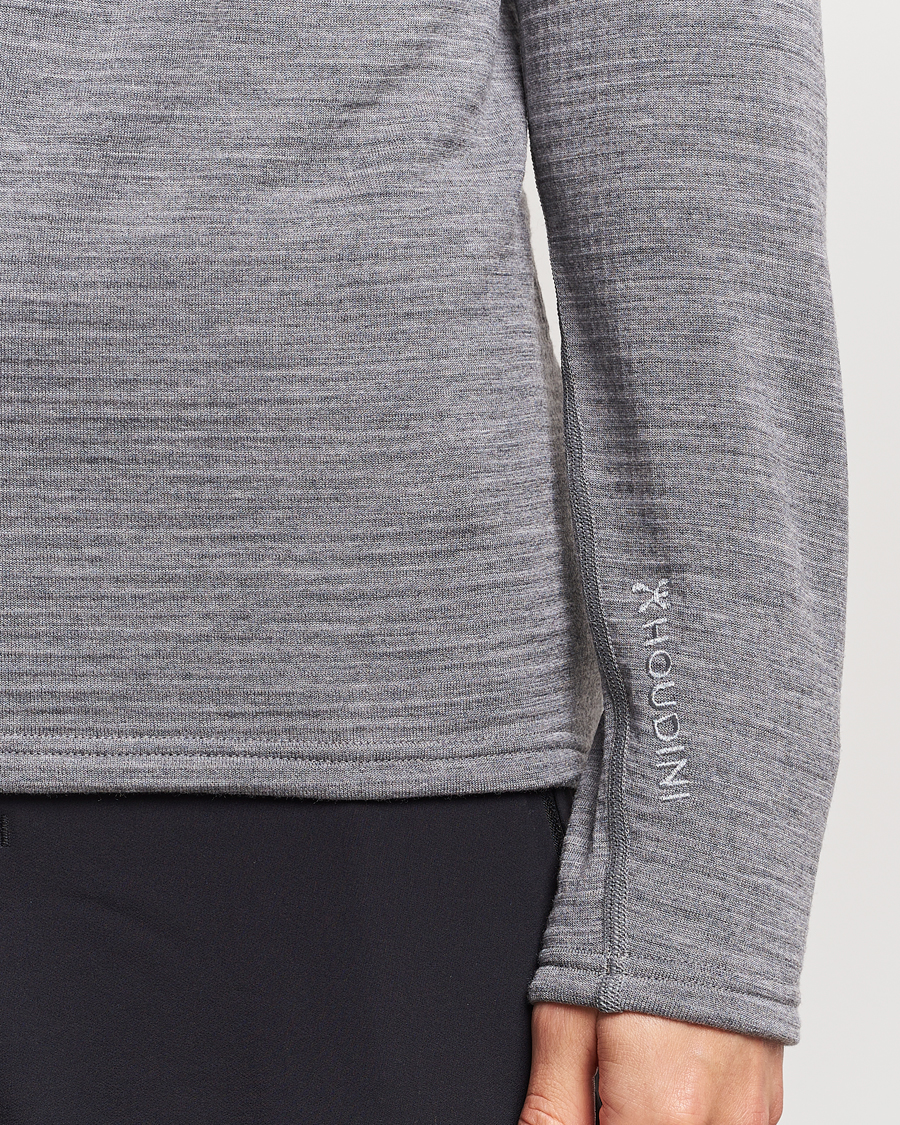Houdini Desoli Merino Thermal Crew College Grey