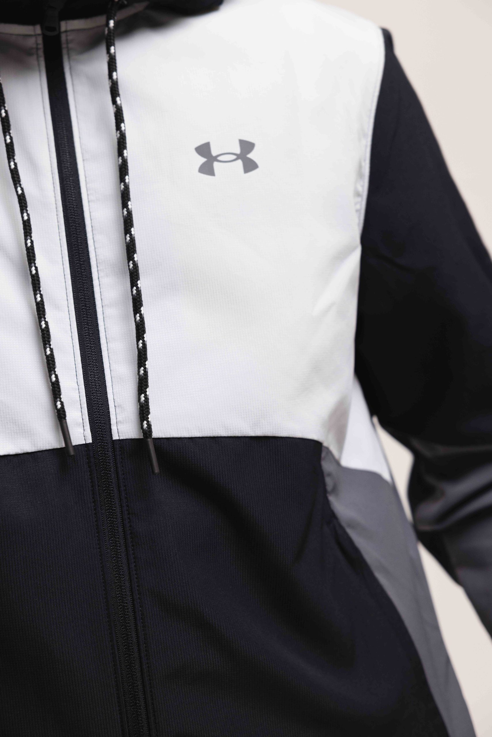 Under Armour Icon Legacy Windjack Heren Zwart/Wit/Grijs