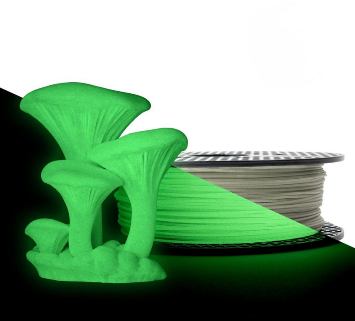 Prusa  Prusament PETG Ultraglow Green (NFC), 1,75 mm / 800 g    Hochleistungs-PETG Filament mit Glow-in-the-Dark-Effekt in Green