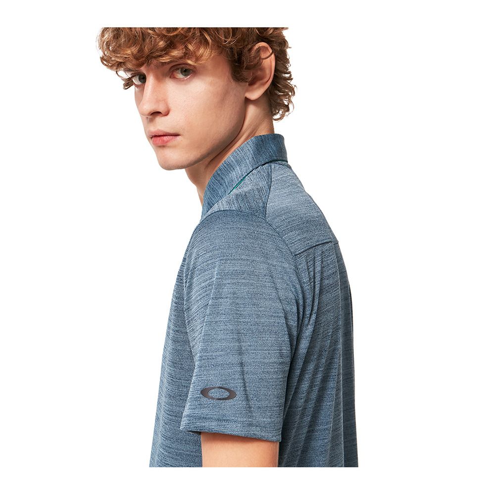 Oakley AERO HYDROLIX - Polo Homme aurora blue hthr