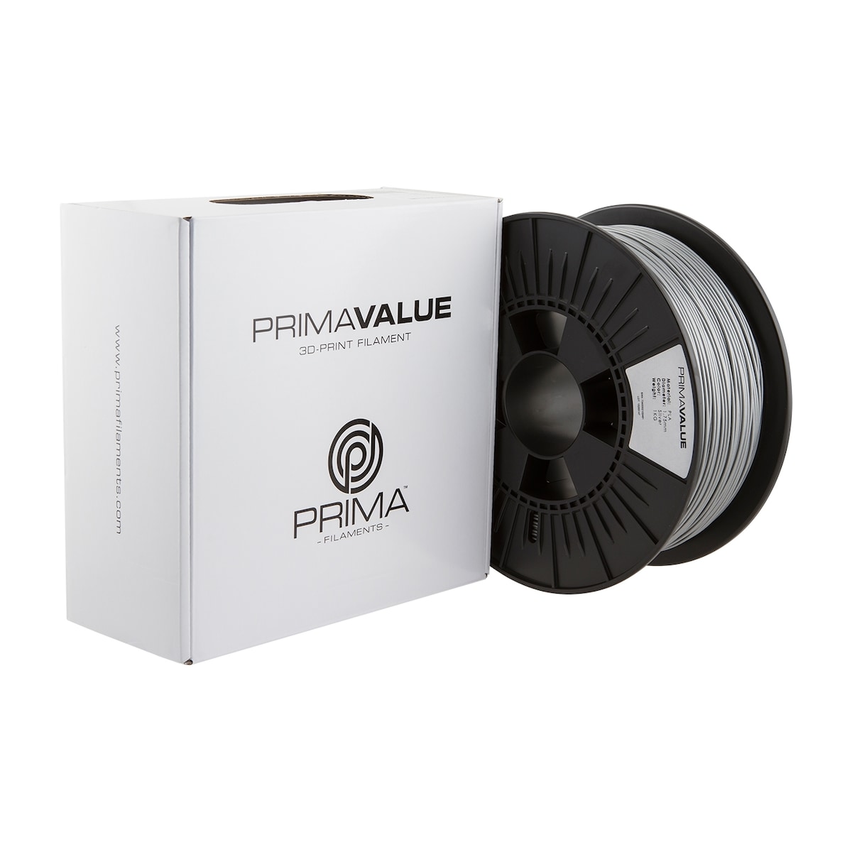 PrimaValue PLA 1.75mm 1kg - Silver